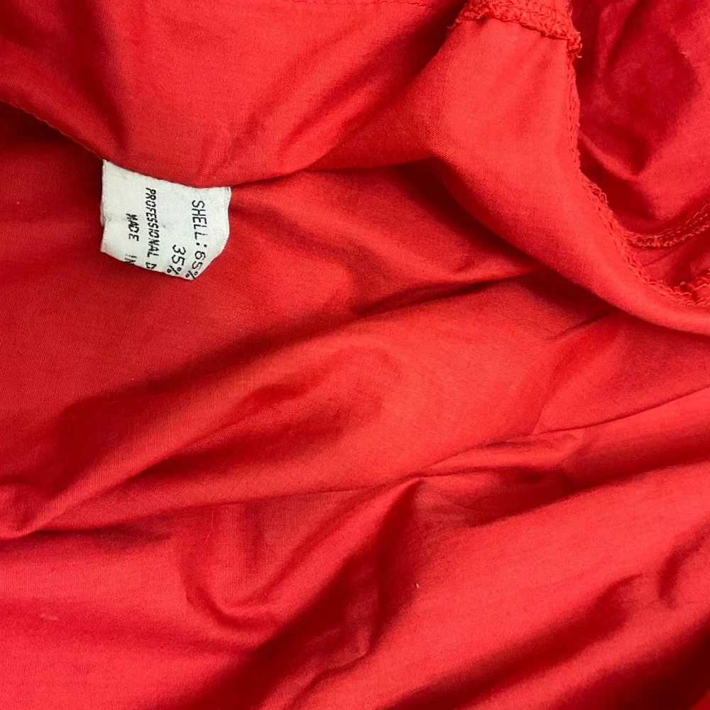 VTG 1980s Sasson OSSY men's Red Bomber‎ Blouson Streetwear windbreaker jacket 40
